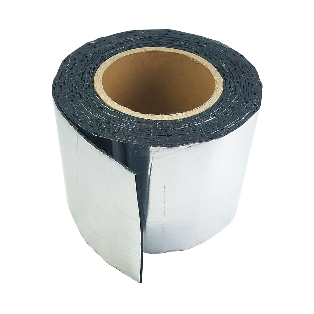 Cinta para goteras. Aluminio reforzado. 4 x 5mts