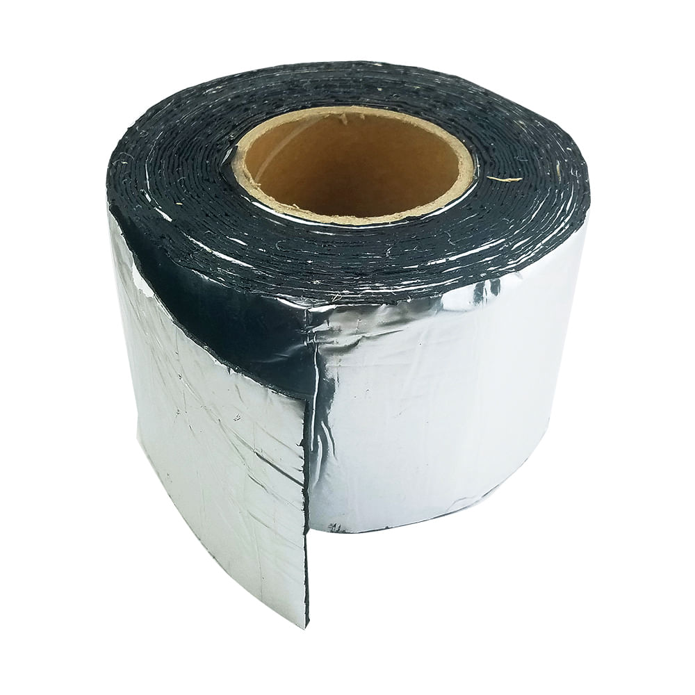 Cinta para goteras. Aluminio reforzado. 4 x100mts