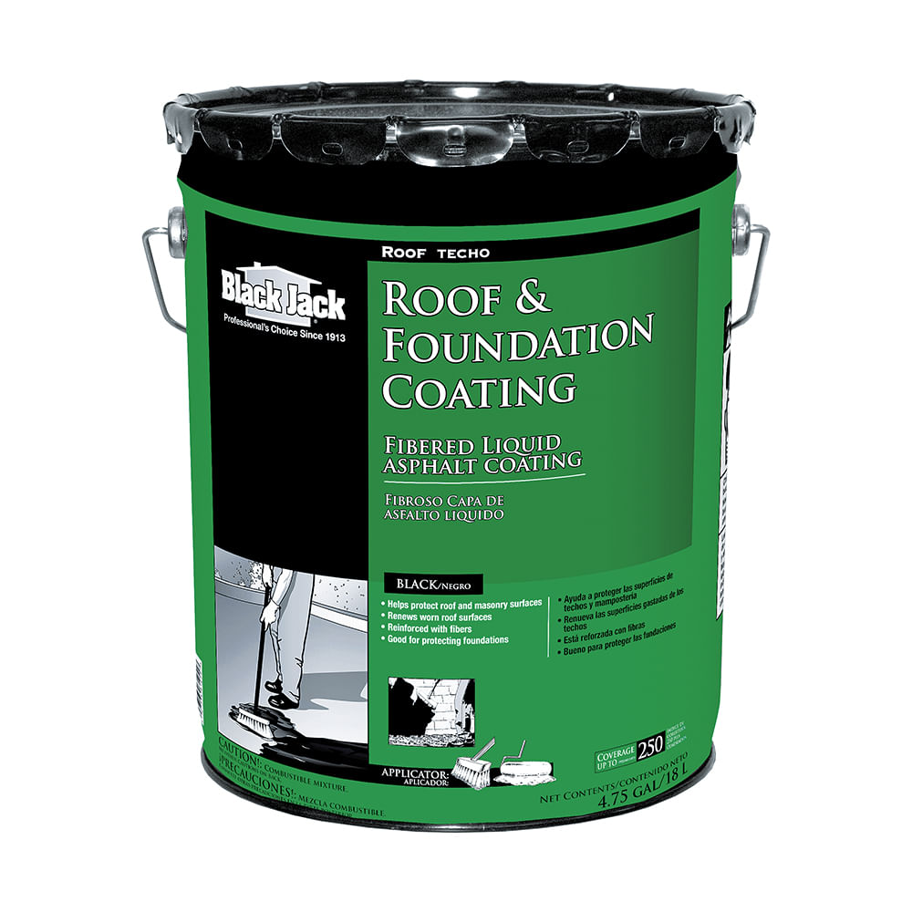 Brea líquida fibrada. Negro. 5 gl