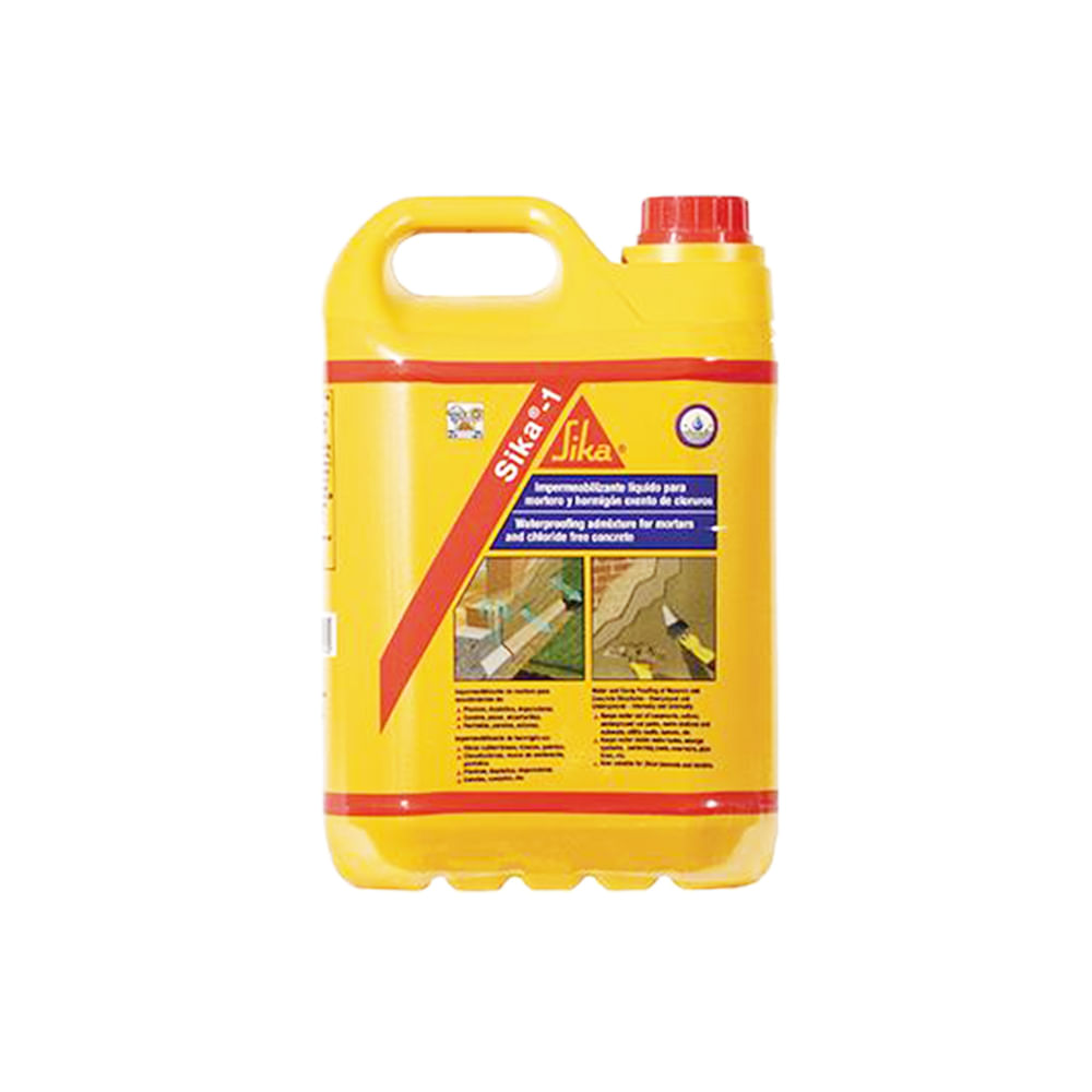 Sika-1 (2. 5 kg). Amarillo. 2. Kg