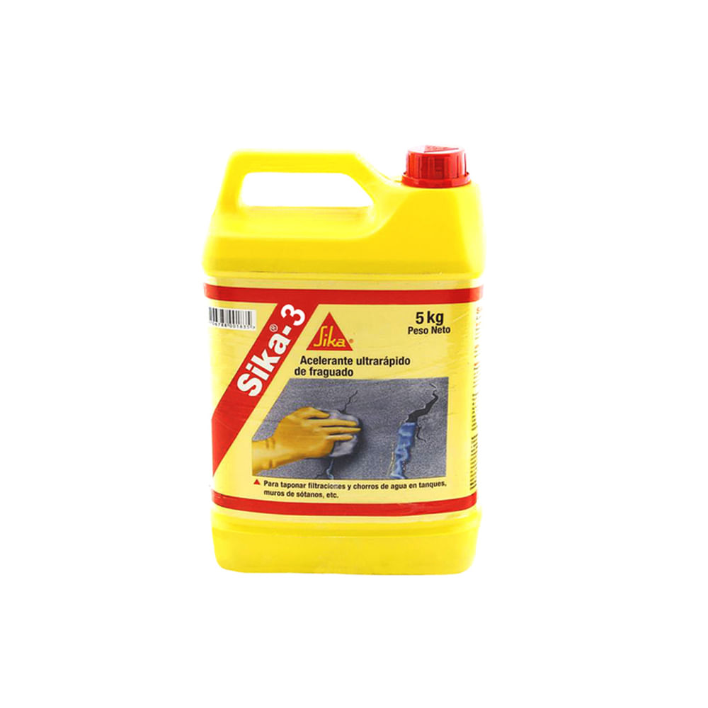 Sika-3 (5 kg). Líquido verde. 5 kg