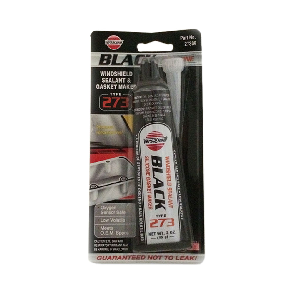 Silicone versachem negro. (273). 3 oz