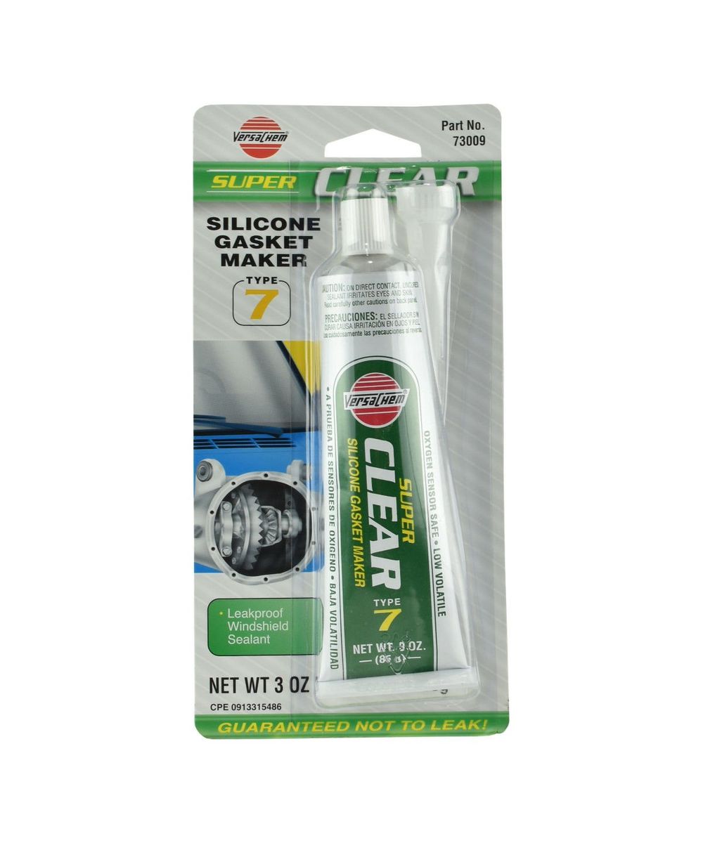 Silicone versachem clear. (7). Transparente. 3 oz