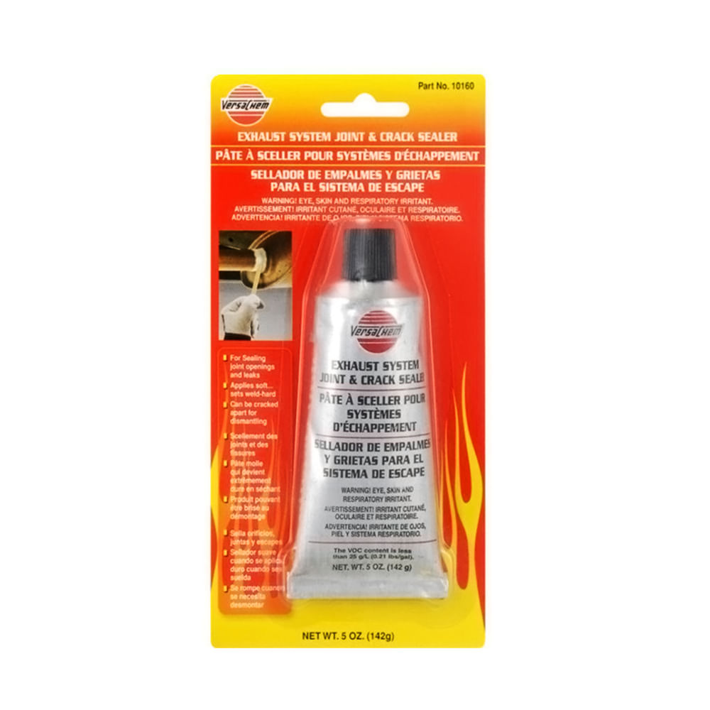 Sellador versachem para sistema de escape. Crema. 5 oz