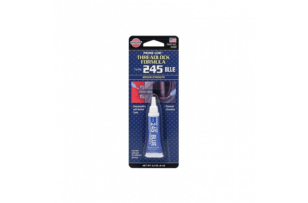 Adhesivo versachem para tuercas (245). Azul. 6 ml