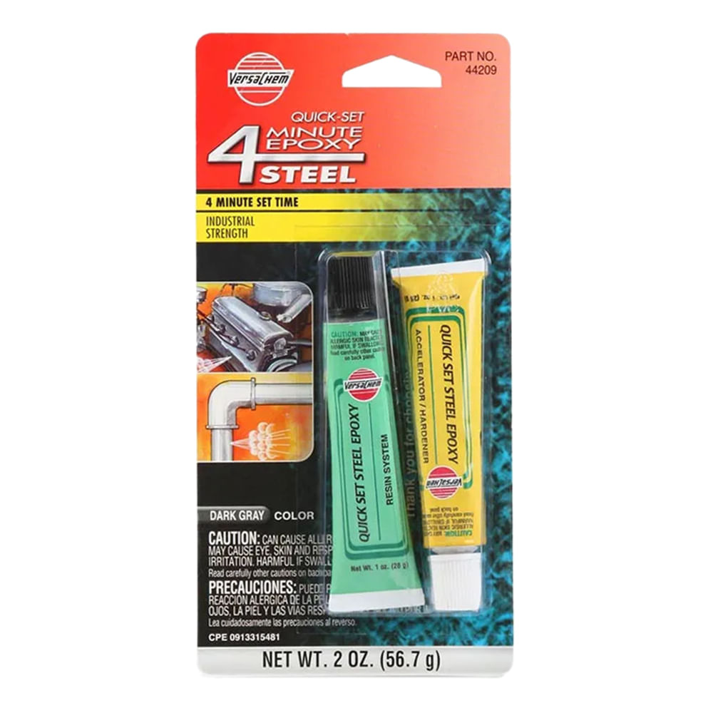 Epoxico versachem acero 4-m (44). Gris oscuro. 2 oz