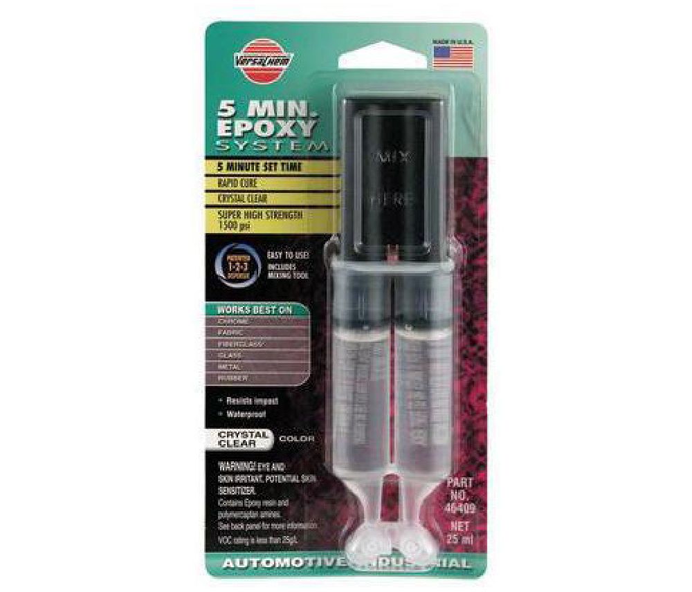 Epoxico versachem 5 minutos en jeringa. Transparente. 25ml. (en jeringa)