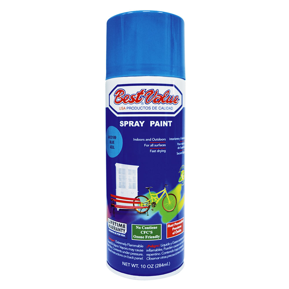 Pintura spray azul. 10 oz. (en spray)
