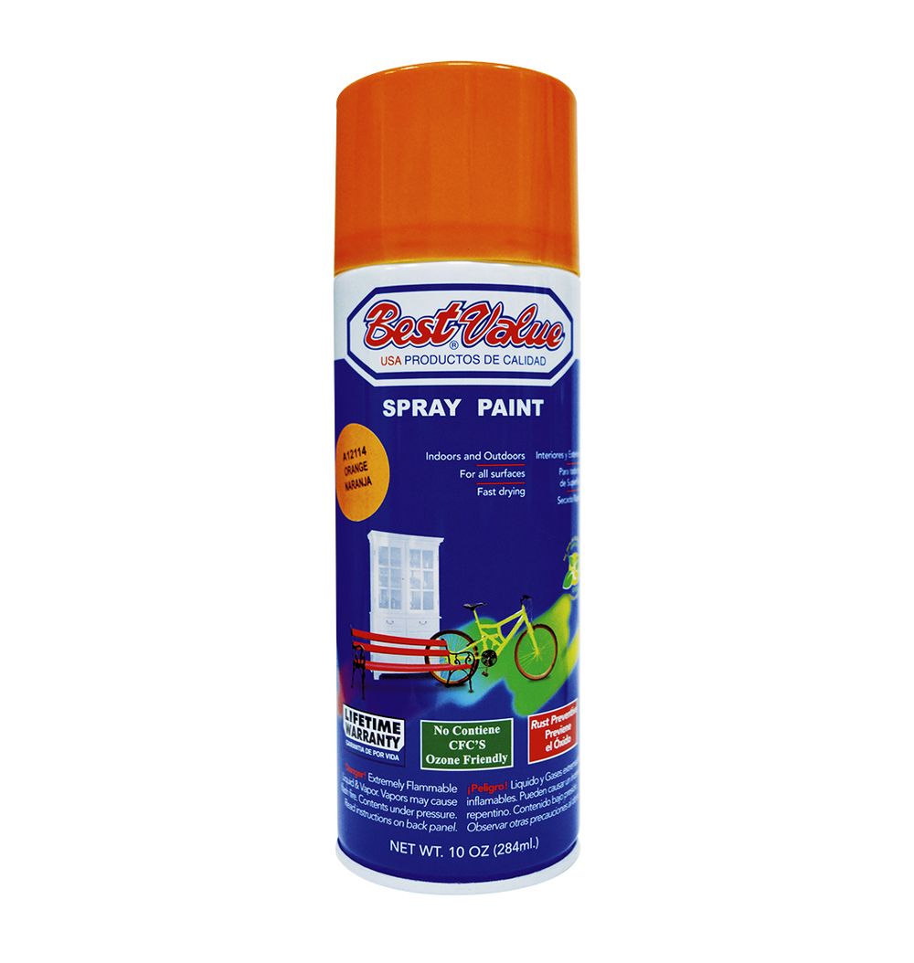 Pintura spray naranja. 10 oz. (en spray)
