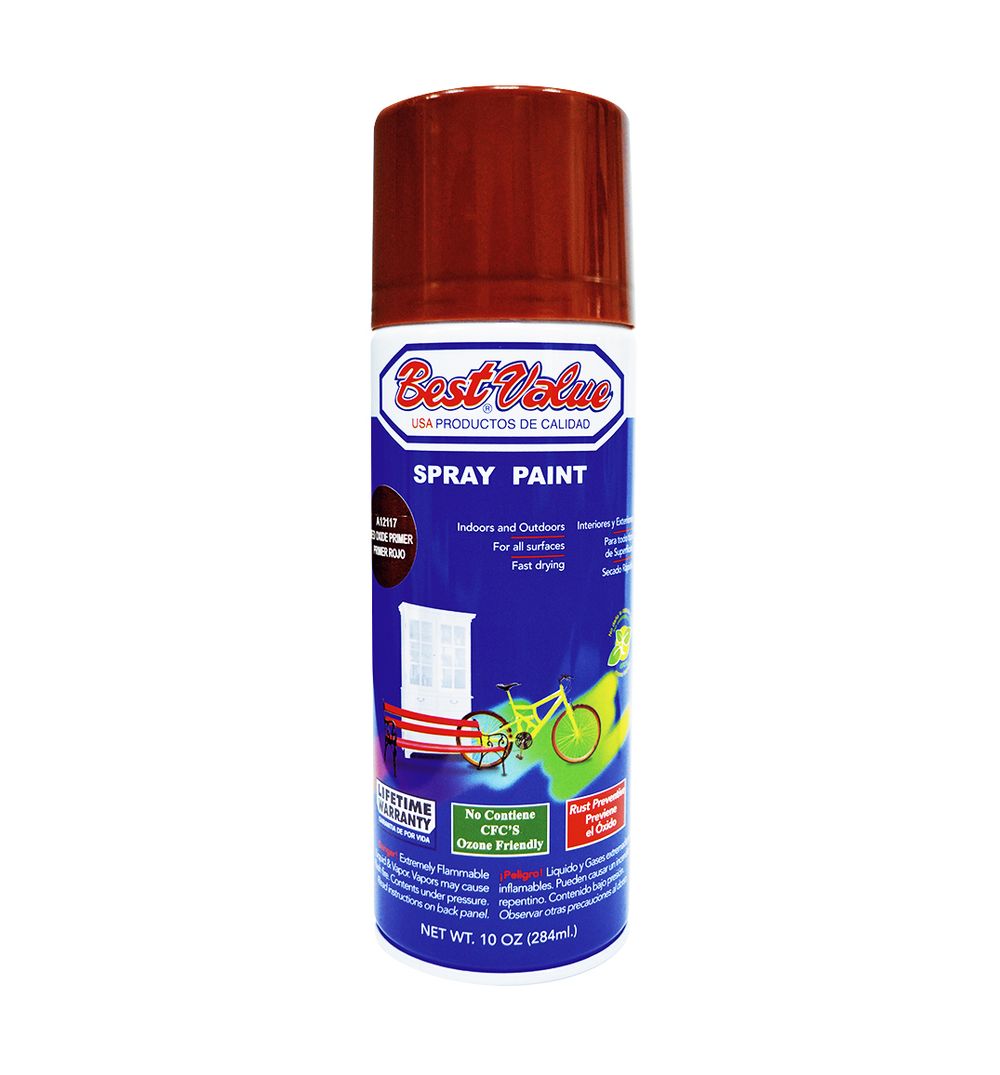 Pintura spray primer rojo. 10 oz. (en spray)