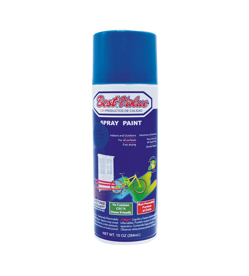 Pintura spray florecente azul. 10 oz. (en spray)
