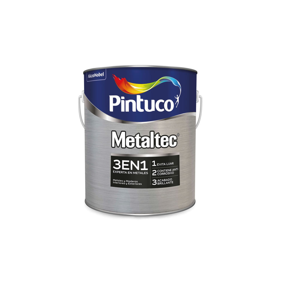 Metaltec 3en1 pintuco verde bronce t-80 1/4 gl (0. 946l)
