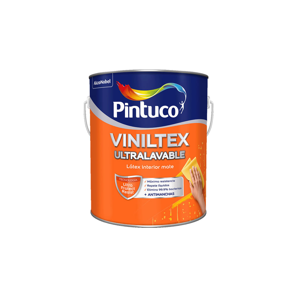 Viniltex ultralavable mate blanco 01gl (3. 785l)