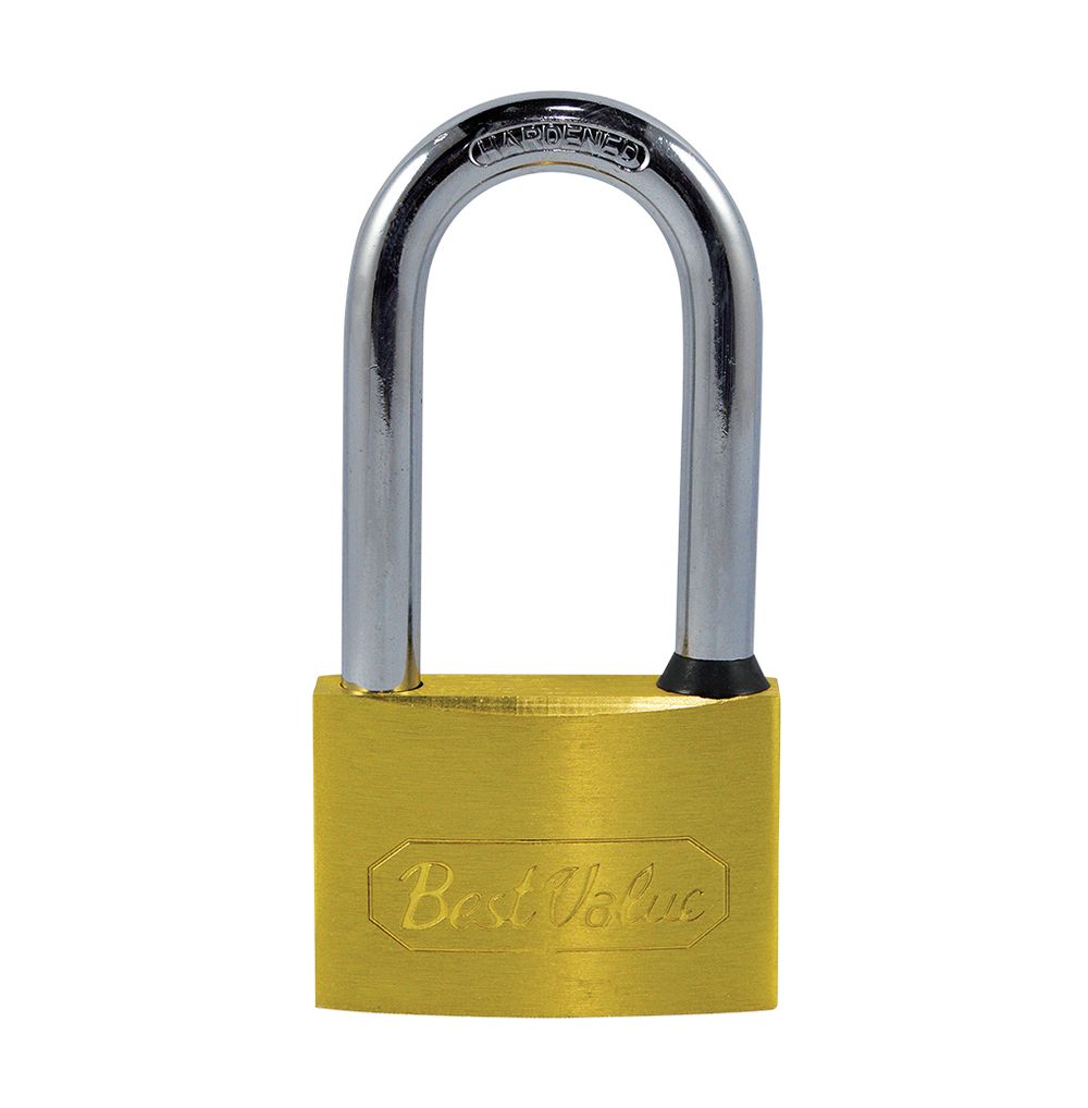 Candado arco largo. Bronce. 50mm