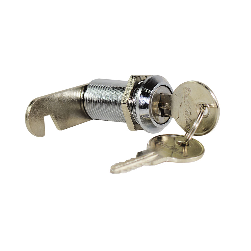 Cerradura para gaveta d/metal 5/8. Cromado. 5/8