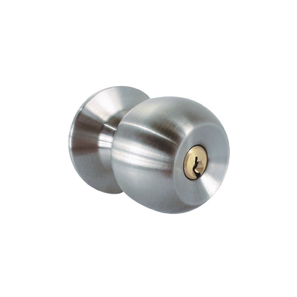 Cerradura con llave bola ss. Acero inoxidable. 2-3/8