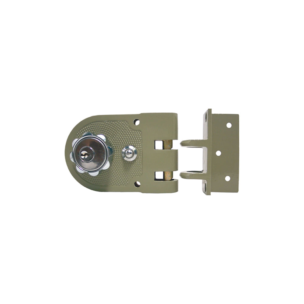 Cerradura garratigre para hierro. Esmaltado