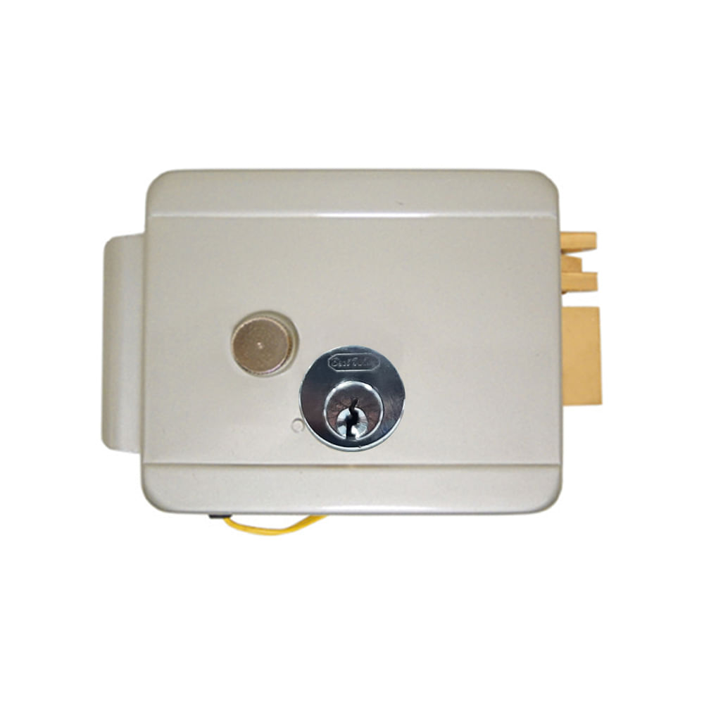 Cerradura electrica para hierro. Gris. 50mm