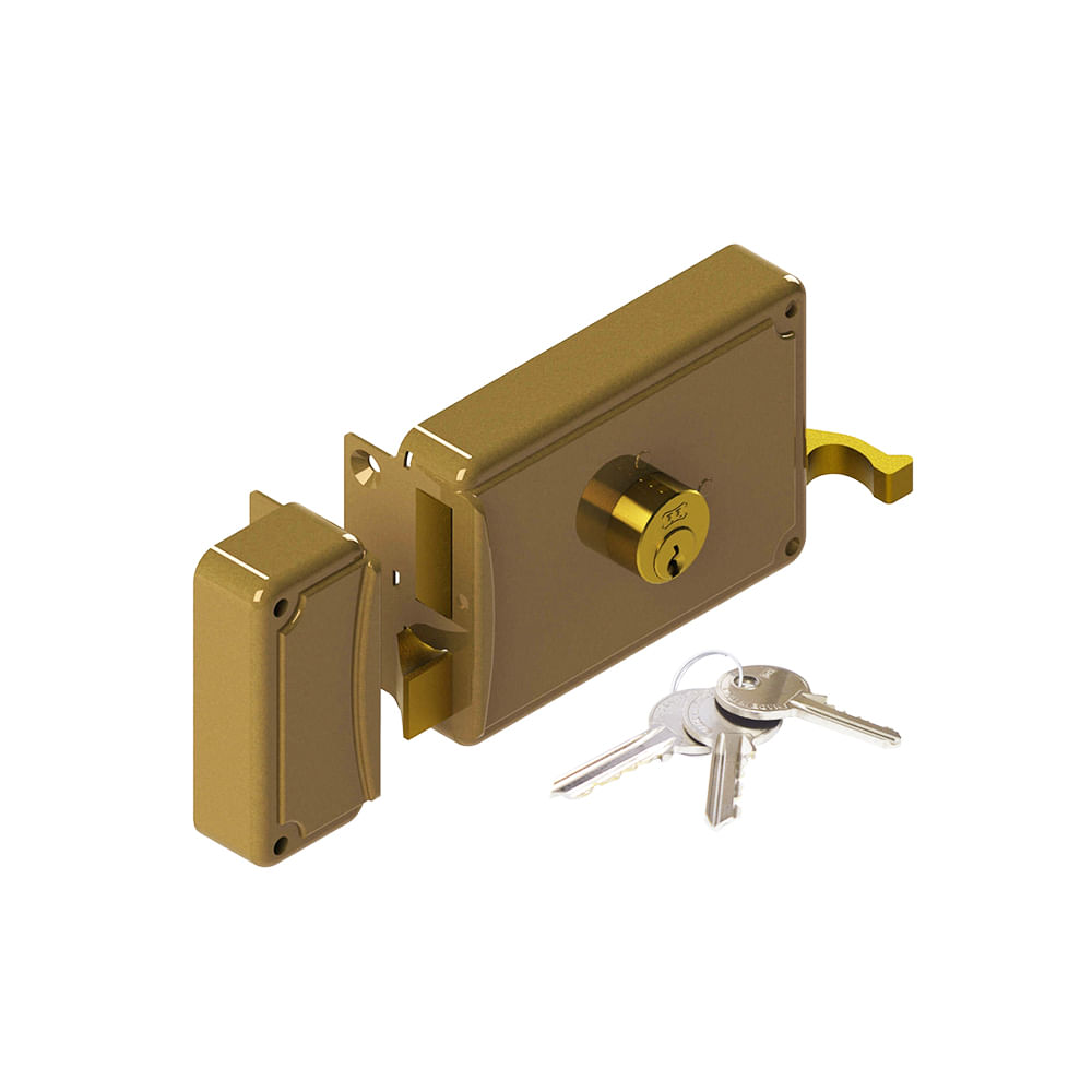 Cerradura facchinetti para madera izquierda. 35 - 90 mm