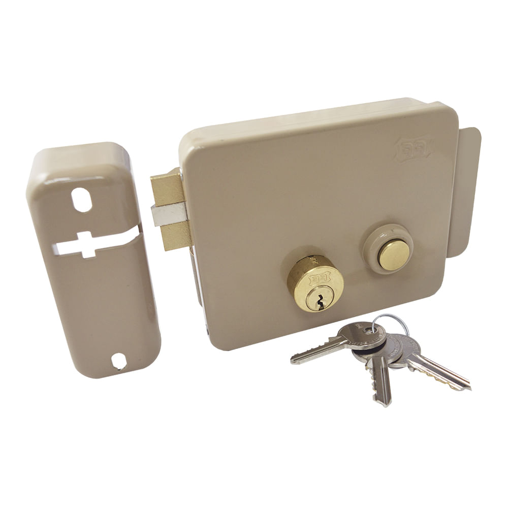 Cerradura ff para hierro izquierda pestillo invertido. Izquier