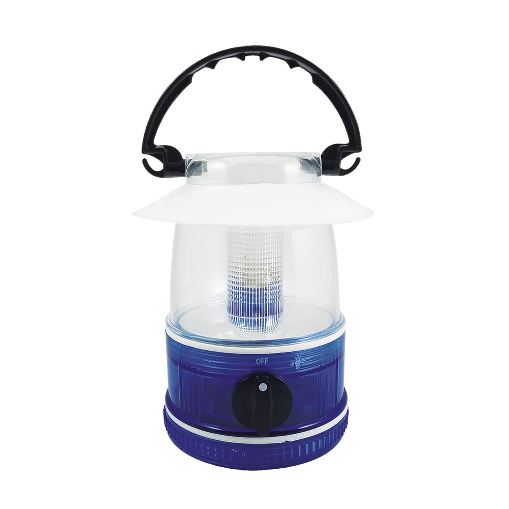 Linterna led para camping. Azul