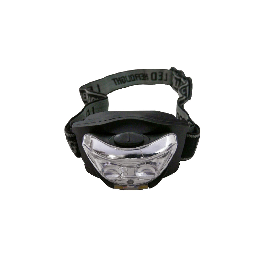 Linterna para cabeza led bestvalue 3aaa. Negro