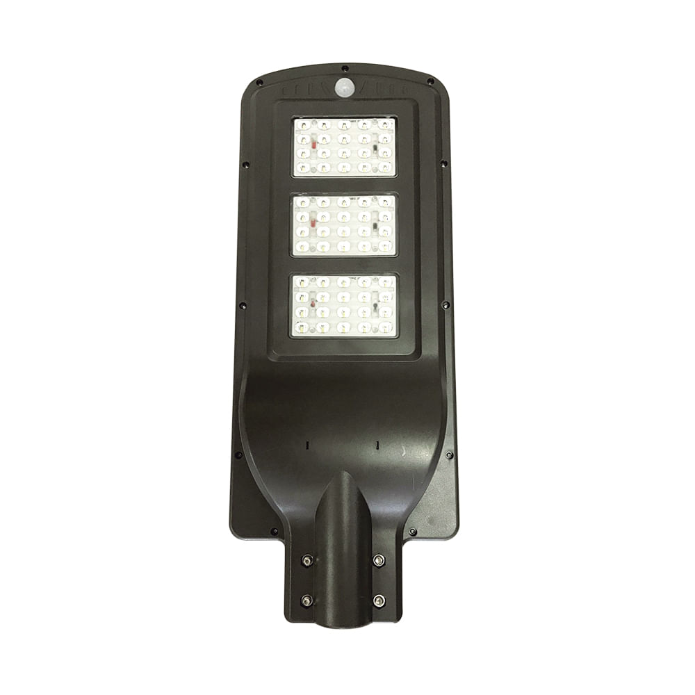 Lampara led solar 90w 1500lm 6400k rockwell. Gris. 24-3/8 x 9-1/2