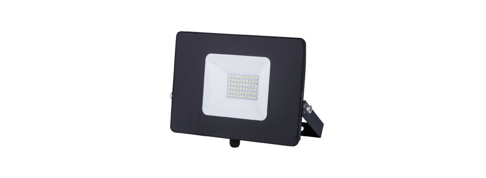 Lampara led 50w 6400k alto poder. Negro. 8-3/16 x 6-1/2