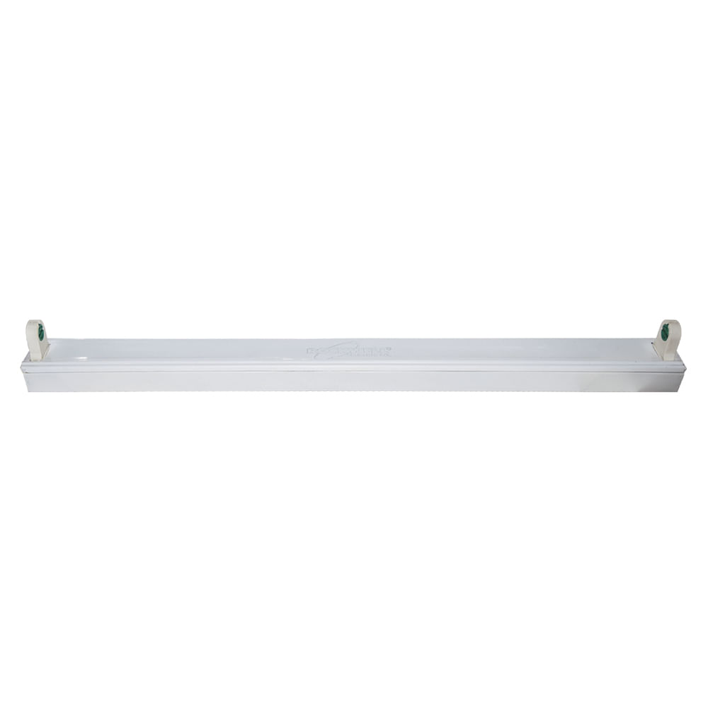 Lamp para tubo led 1xt8 1200mm. Acero / blanco. 2-1/2 x 2 24-1/2