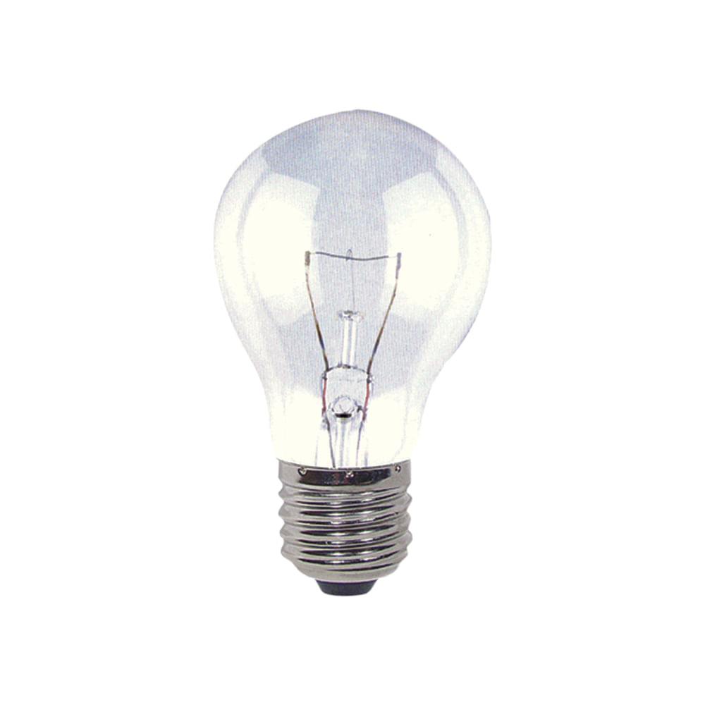 Foco incandecente 60 watts clear. 60w