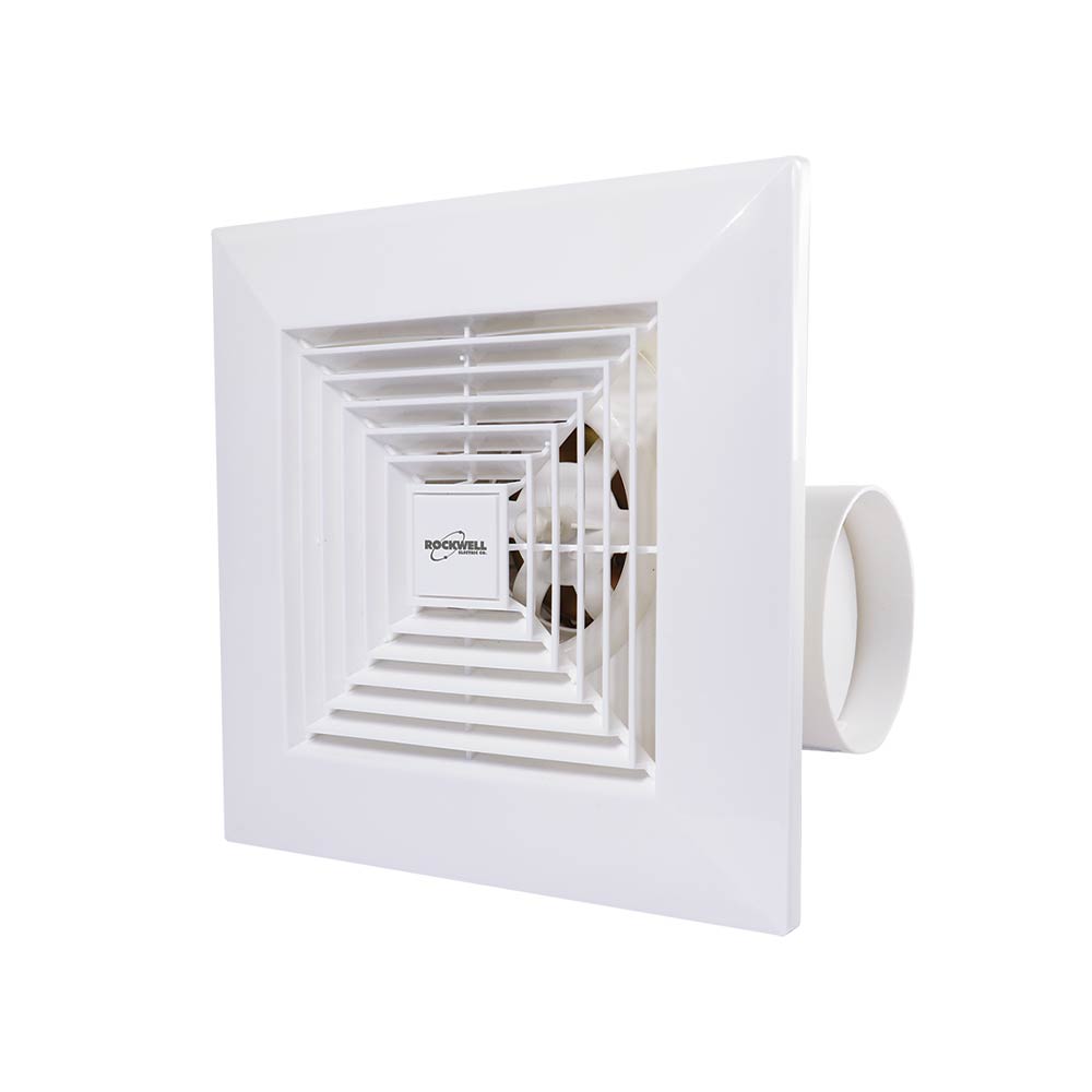 Extractor de aire 8 rockwell. Blanco.