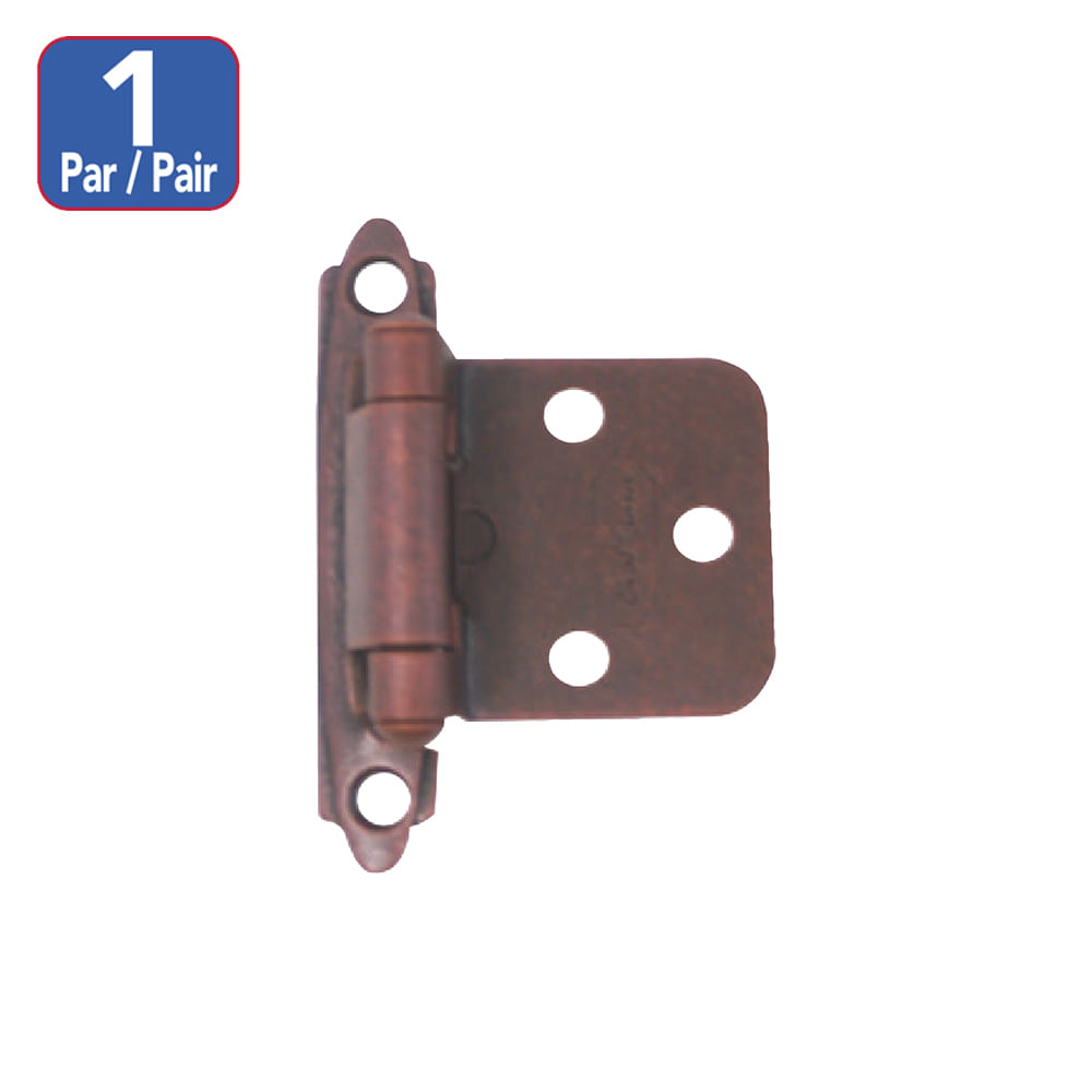 Bisagra de presion antique copper. Cobrizado. 4cm