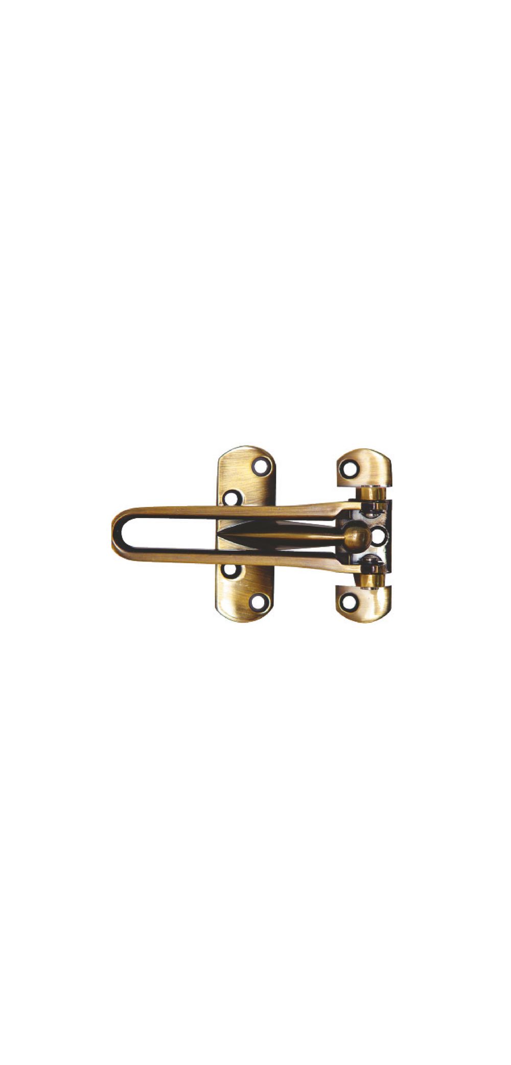 Broche de seguridad para puerta a. Brass. Bronceado. 4