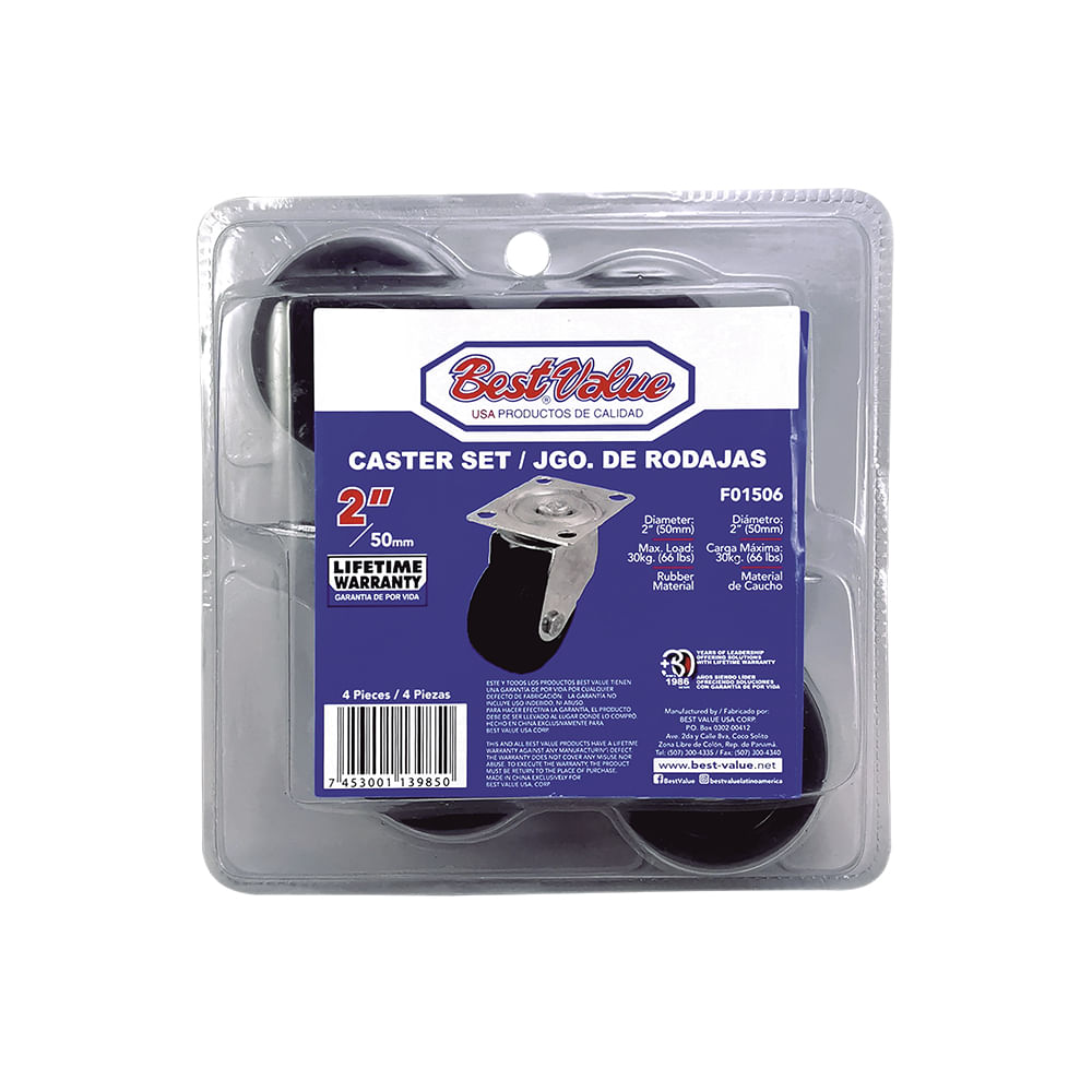 Juego rodaja plana plataforma 2 (4pc). Negro.