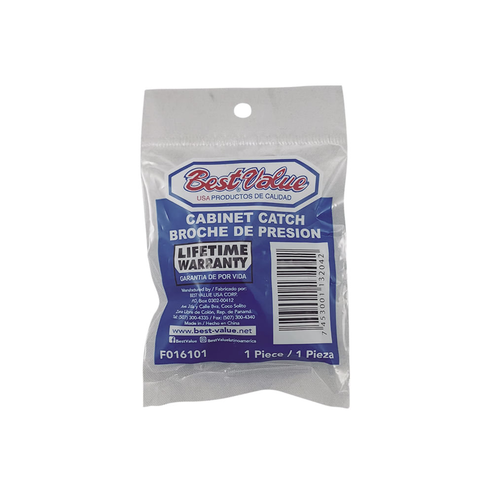 Broche de presion plateado. Zincado. 1-1/4