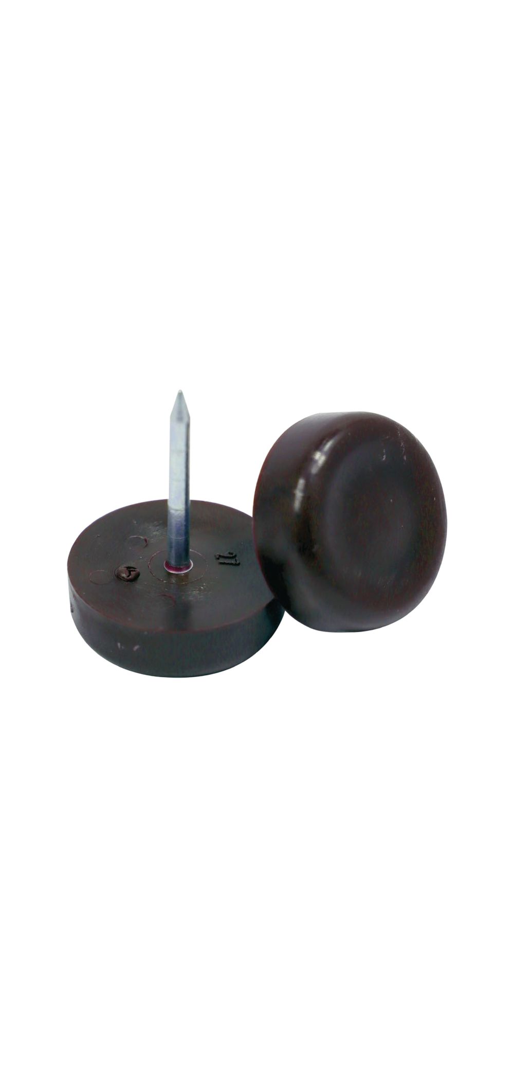 Deslizador plastico 7/8 chocolate(16pcs). Marron. 1