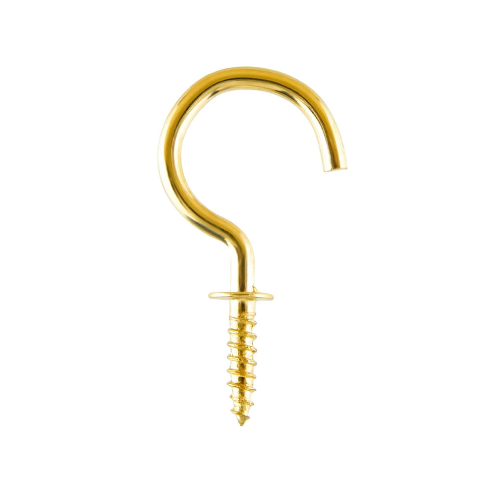 Ganchos abierto 1-1/4 dorado(10pcs). Dorado.