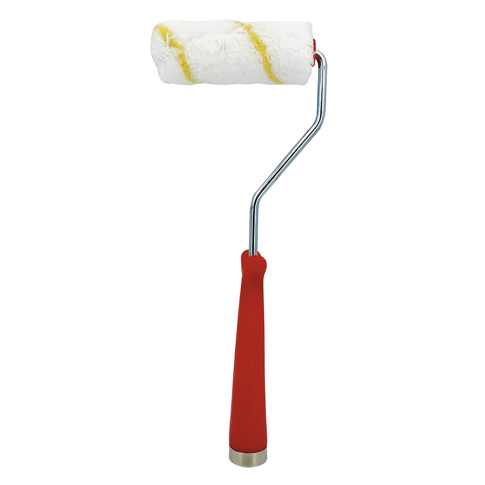 Juego mini rodillo con felpa 4 antigota 2pzas. Metal / plastico.