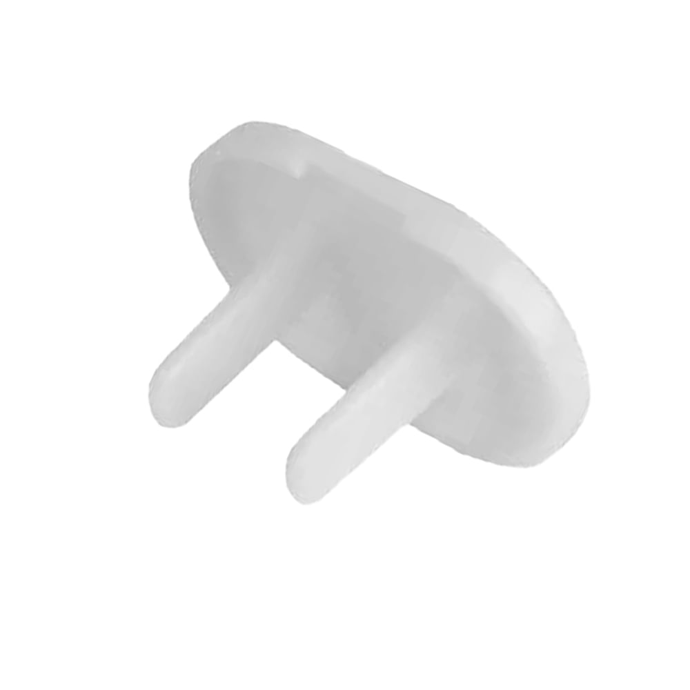 Protectores plastico para tomacorriente 8pcs. Blanco. 8 pzas