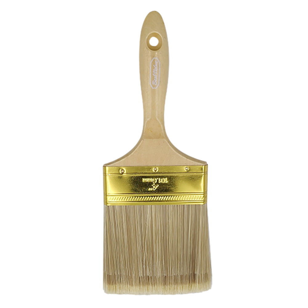 Brocha experto 4 poliester m/mad. Cerdas de poliester.