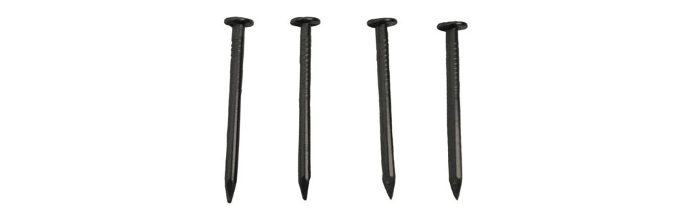 Clavos azulados x 2 (50 mm). Negro. 2. 0mmx 50mm