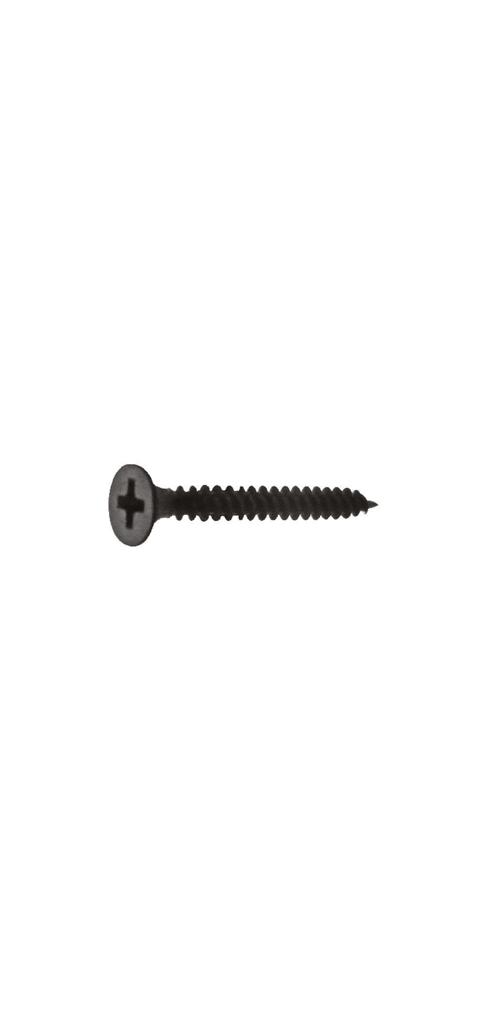 Tornillo para gypsum punta fina 1-1/2. Negro. 1-1/2