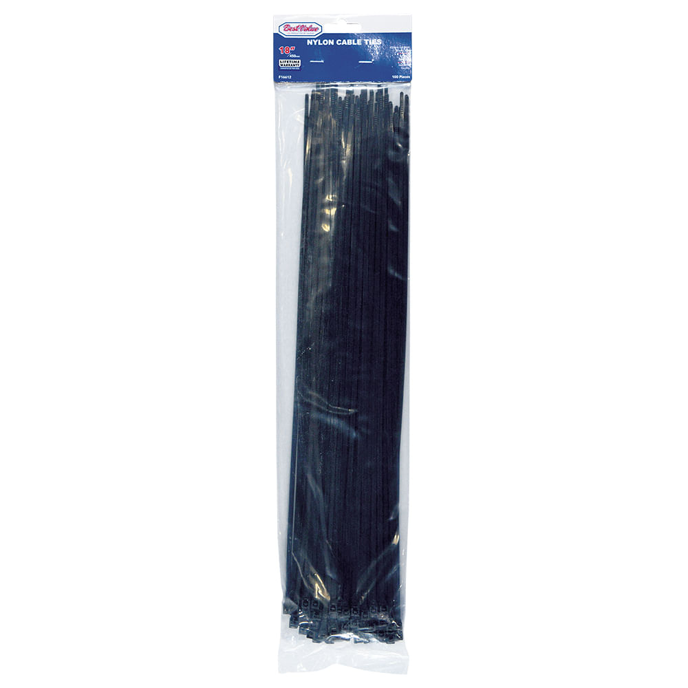 Zuncho plastico negro de 18 x. Negro. X 4. 8mm