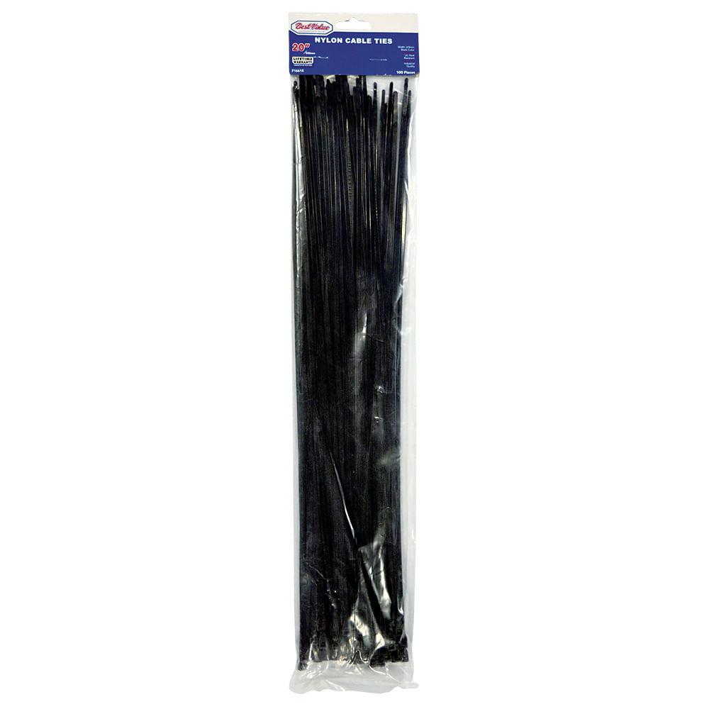 Zuncho plastico negro de 20 x. Negro. X 4. 8mm
