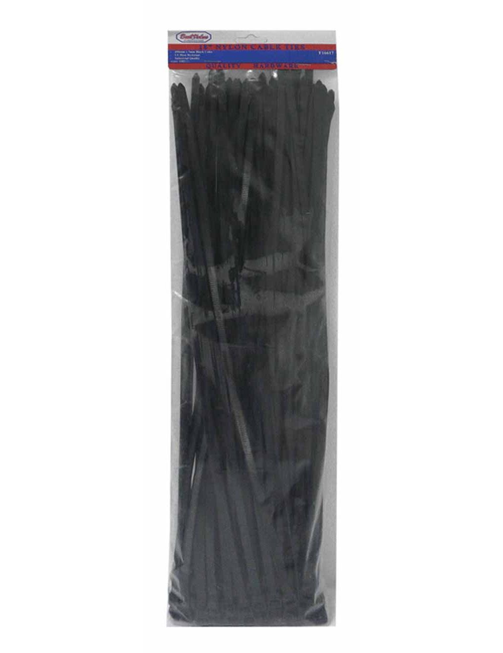 Zuncho plastico negro de 18x. Negro. 18x 7mm