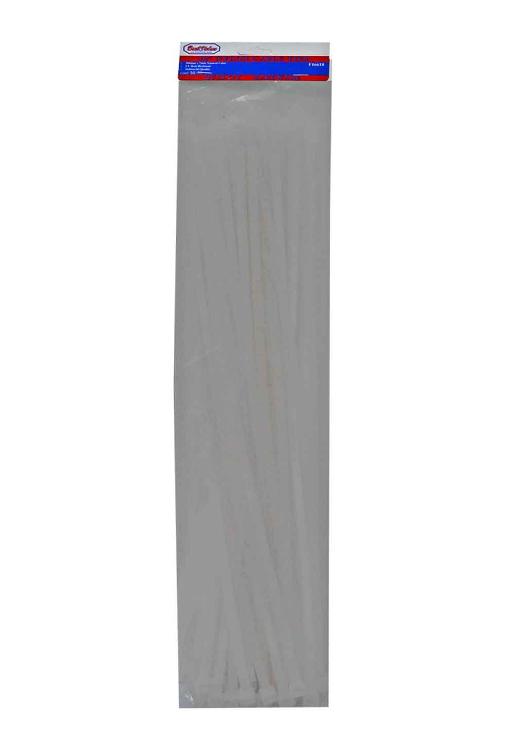 Zuncho plastico blanco 32x (50pc). Natural. 32 x 9mm