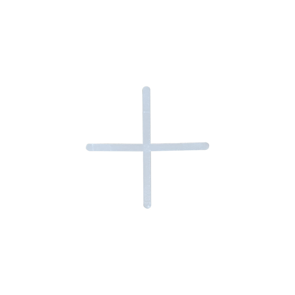 Espaciadores para ceramica (100 pcs). Blanco. 1mm