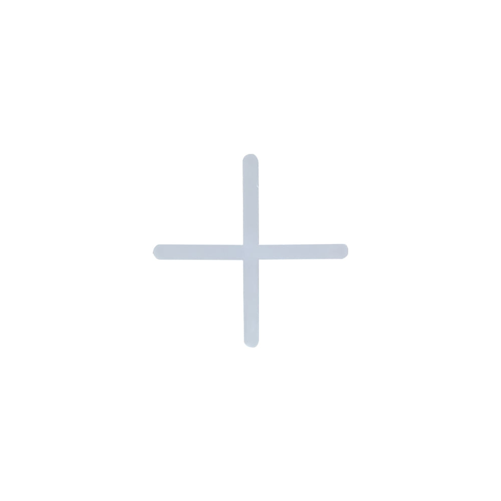 Espaciadores para ceramica (100 pcs). Blanco. 1. 5mm