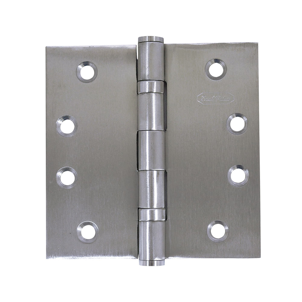 Bisagra acero inox con balinera 4x4. Pulido laqueado. 4 x