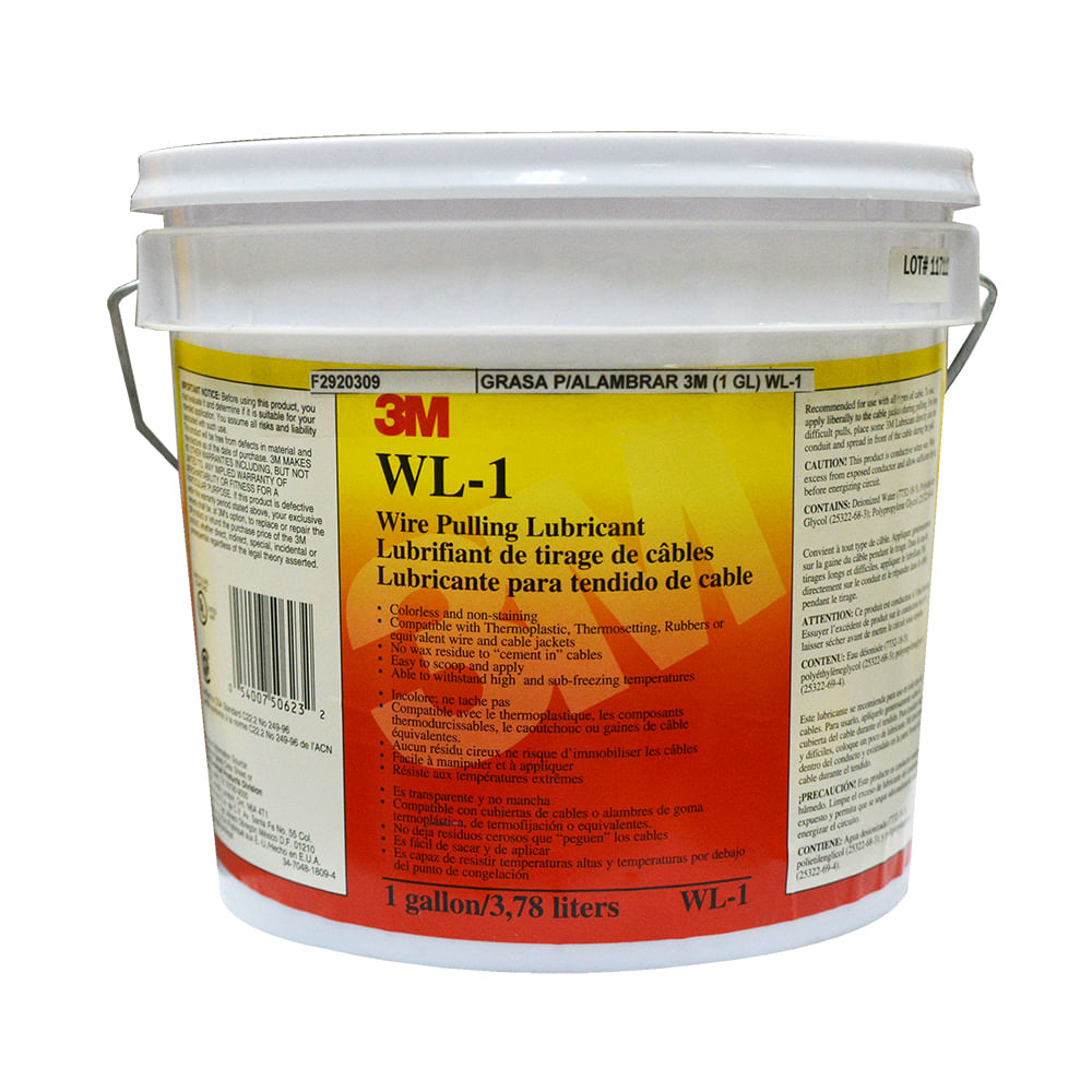 Gasa para alambrar 3m (1/4 gl) wl-qt. Blanco. 1/4 gl